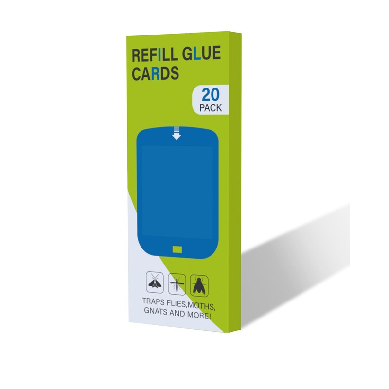 20 Pcs Refill Cartridges for Stem Flying Insect Light Trap,