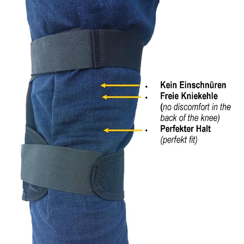New Model 2024 Professional Gel Knee Pads for Work Flexible