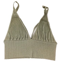 Free People Ellery Sweater Longline Bralette Hazelwood Womens Size S Crop Top