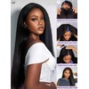DMKEEP U Part Human Hair Wig 12A Upgraded Glueless Wigs