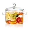 Glass Simmer Pot for Stove Top, Clear Glass Cooking Pot