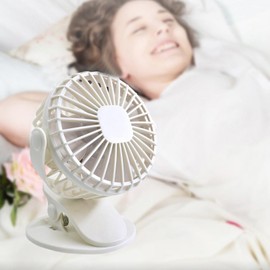 USB Clip Fan,Cooling Fan USB-Powered Desktop Fan with Clamp | Quiet, 3 Speeds, Portable Table Fan for, Indoor/Outdoor, Travel, Dormitories