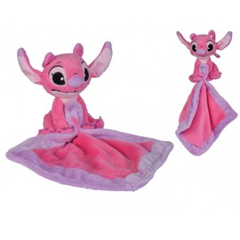 Lilo & Stitch Angel Plush Toy 12 cm with Square Sound (20 cm Square) Soft Plush Original Girls Boys Birthday Gift (Angel 12 cm)