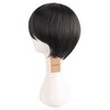 MapofBeauty 20"/50cm Double Tail Straight Hair Cosplay Wigs(Black)