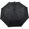 Knirps Fibre T2 Duomatic Umbrella - Pinstripe, black, pinstripe