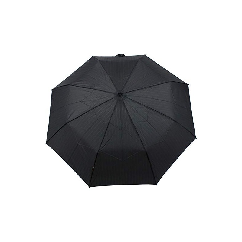 Knirps Fibre T2 Duomatic Umbrella - Pinstripe, black, pinstripe