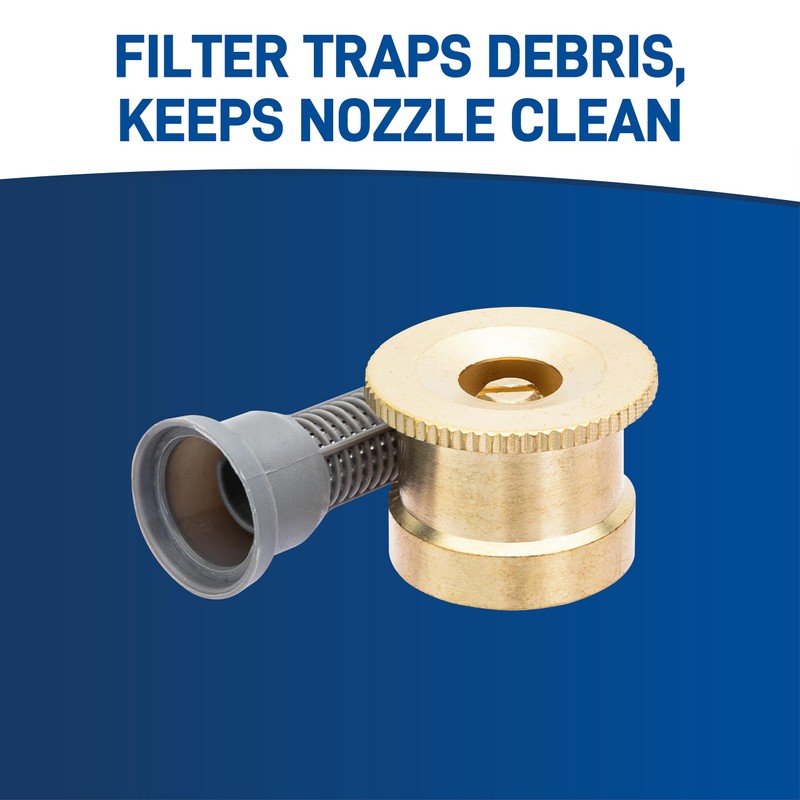 Orbit 53247W Brass Sprinkler Spray Nozzle, 15 Ft. Full Spray