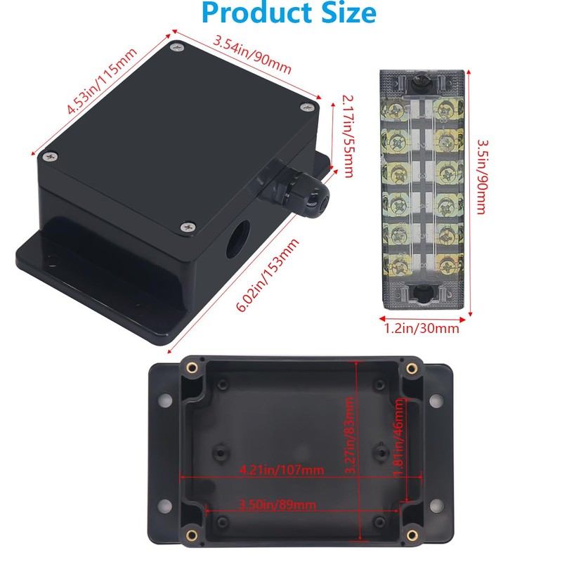 Otdorpatio Project BoxI P67 Outdoor Waterproof box Electronic Junction Box