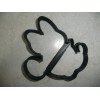 AJT SIDE FACING MINNIE MOUSE FACE OUTLINE CARTOON COOKIE CUTTER