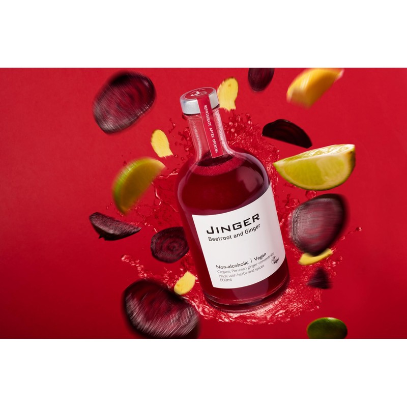 Jinger Drinks Organic Jinger Beetroot & Ginger Drink: Refreshing, Health-Boosting