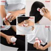 Cotsoco Handheld Massager Mini Portable Vibrating Body Massager with LED