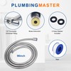 PLUMBINGMASTER Shower Hose 96 Inches Stainless Steel Handheld Shower Head
