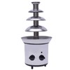 4-tier Electric Chocolate Fondue Fountain, Stainless Steel Chocolate Melting Machine
