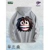 3D Dreadlocks Face Graphic Hoodie 100% Cotton US Warehouse 7