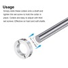 sourcing map 4Pcs Double Split Clamp-On Shaft Collar for 1-3/8"