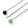 Glass Head Pins assorted Colours
