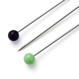 Glass Head Pins assorted Colours