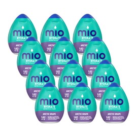 Mio Sport Liquid Water Enhancer, Arctic Grape, 1.62 OZ. (Pack of 12)