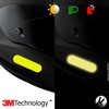 VFLUO - Kit 4 Strips Fluorescent Yellow Reflective Motorcycle Helmet