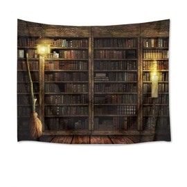 Alumuk Tapestry, Wall Hanging, Tapestry, Vintage Bookcase, Wall Towel, Goa, India, Hippie, Boho Style, Decorative Cloth, Bedspread, Indian Oriental Psychedelic