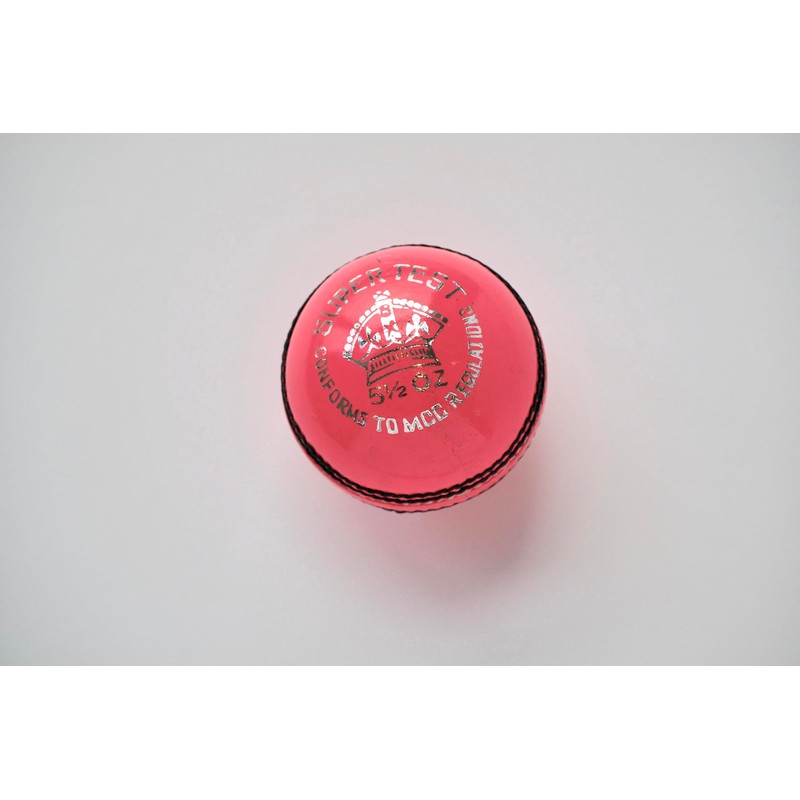 Cricket Ball - Pink Leather Match Quality (Adult)