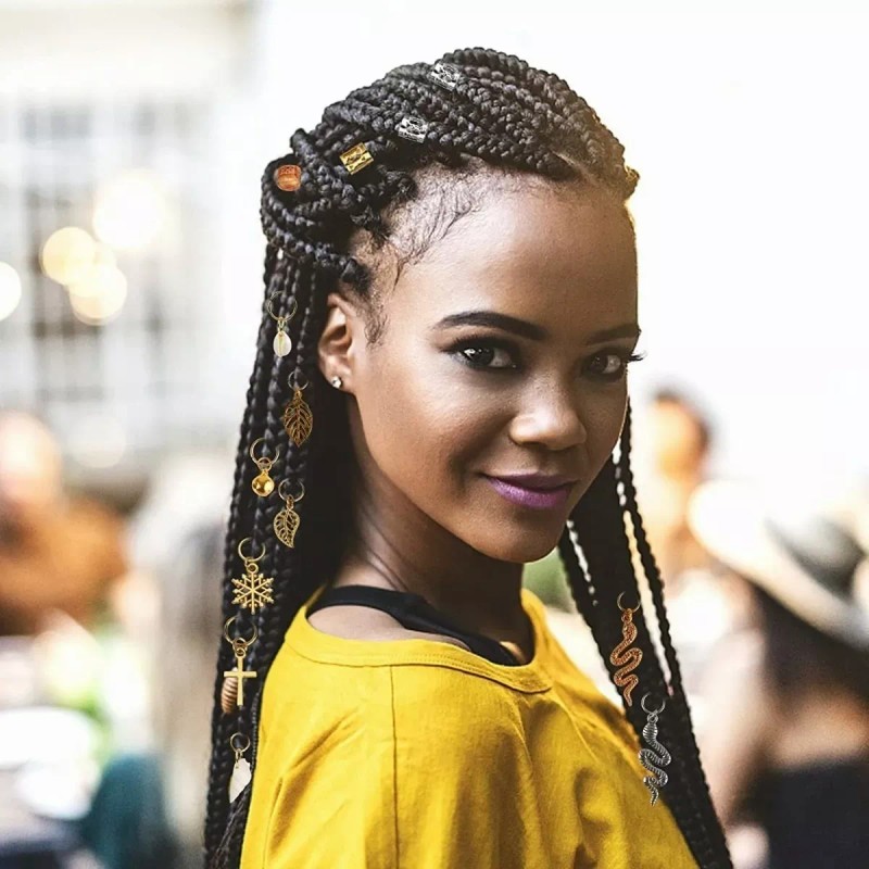 BOGENIANTE 200 Piezas De Abalorios Para Trenzas De Cabello, Accesorios