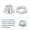 PATIKIL M10x8mm Hex Bolts and Nuts Kit, 10 Set Fine