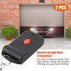 2 Pcs Mini Garage Door Remote Garage Transmitter for MultiCode