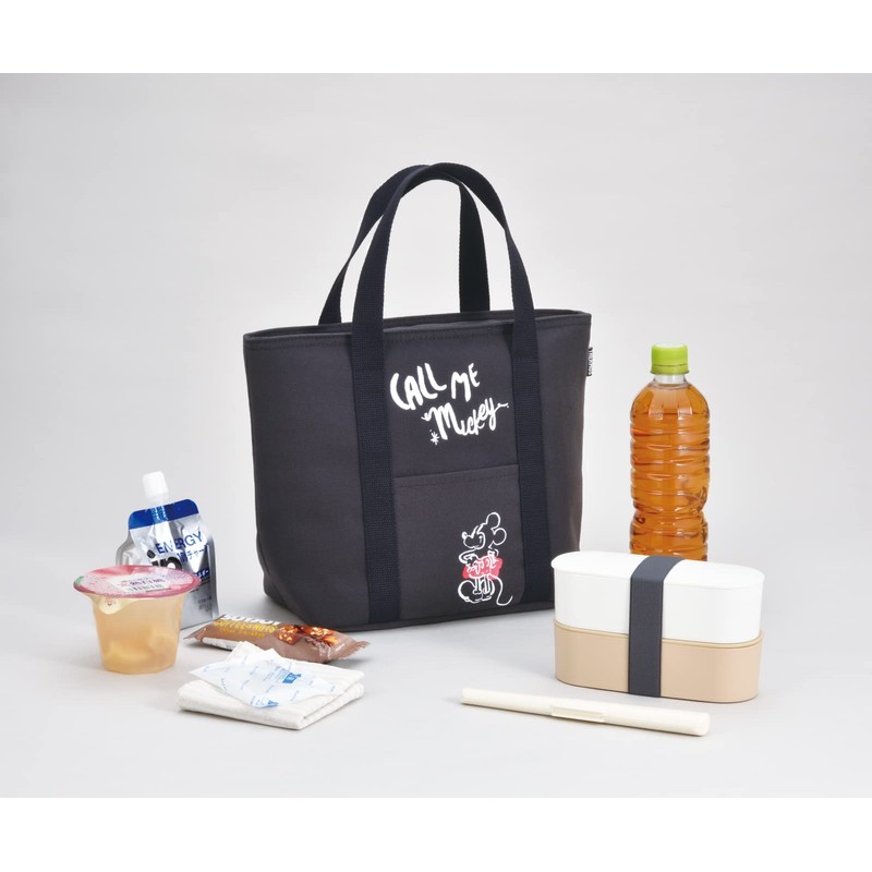 Thermos RFF-007DS BK Insulated Lunch Bag, 7L Mickey Black