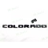 OVERLAY 3PCS Gloss Black Door Rear Colorado Emblems Letters Fit