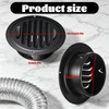 Soffit Vents Cover 4" Air Vent Round Vent Cover Exhaust