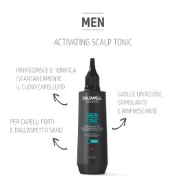 Goldwell Dualsenses Men, Tonico attivante per tutti i tipi di capelli, 150ml