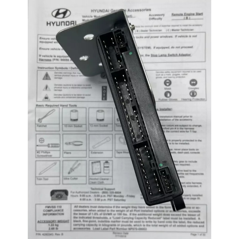 Hyundai NEW OEM Hyundai Remote Start Control Module Brain ONLY+