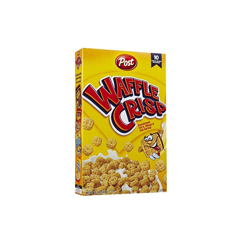 Post Waffle Crisps Cereal, 11.5 oz