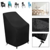Waterproof Outdoor Stacking Chair Cover – 210D Oxford Fabric Patio