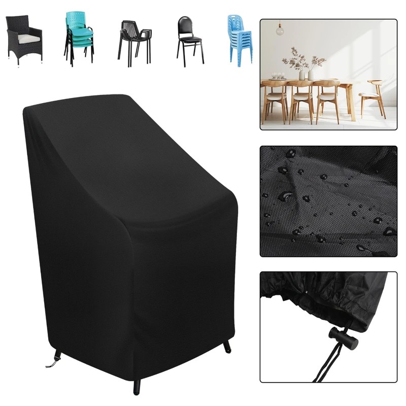 Waterproof Outdoor Stacking Chair Cover – 210D Oxford Fabric Patio
