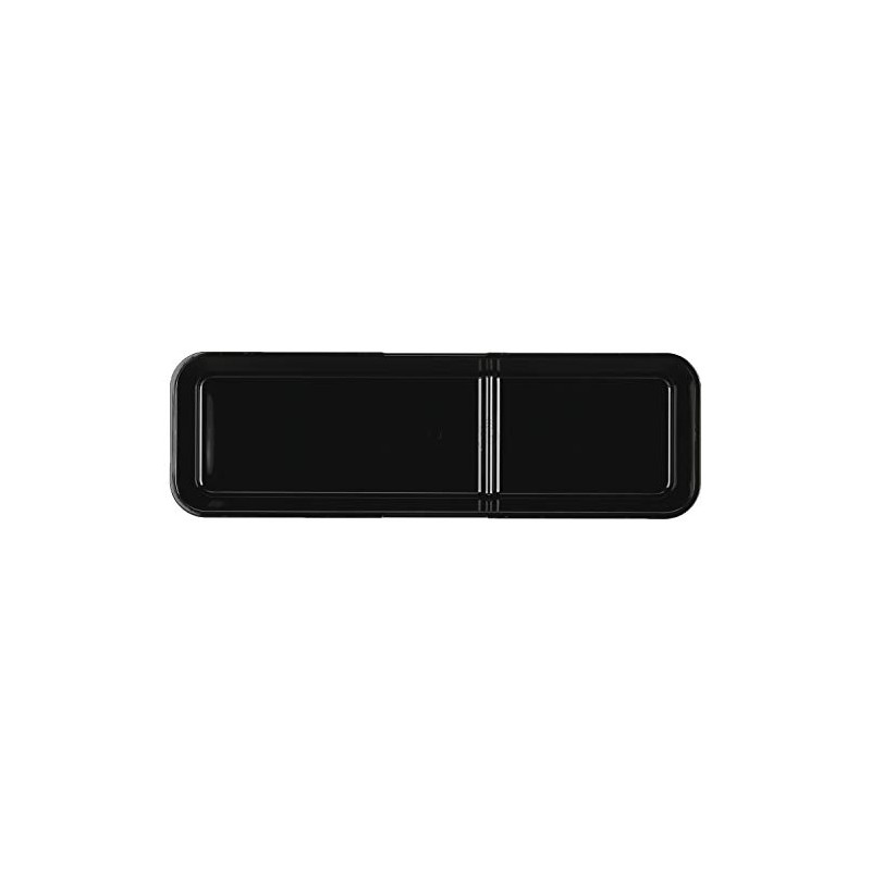 Pearl Metal HB-2912 Cutlery Case with Lid, Black, Made in