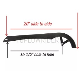 bike 24" CHAIN GUARD 624 BLACK.24" lowrider chain guard