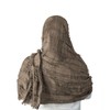 Wrap Dune Wasteland Hooded Shawl With Viking Brooch | Cowl