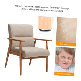 LALAFINA 24pcs Chair Leg Protectors for Hardwood Floors Nail Furniture Sliders for Easy Movement Carpet Includes Pads for Dresser Table Sofa