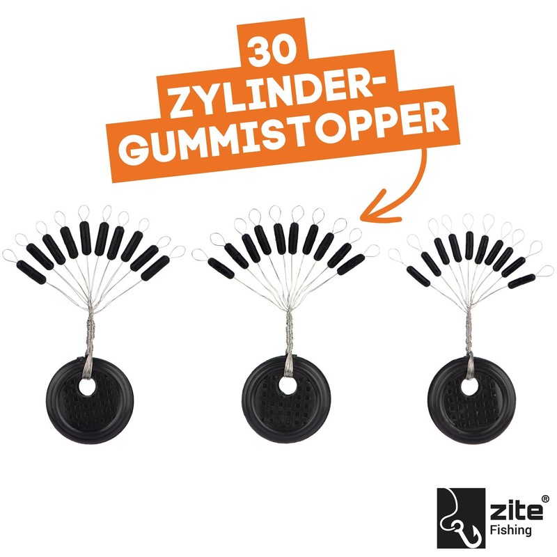 Zite Fishing Rubber Stopper Set Fishing | Line Stopper 3