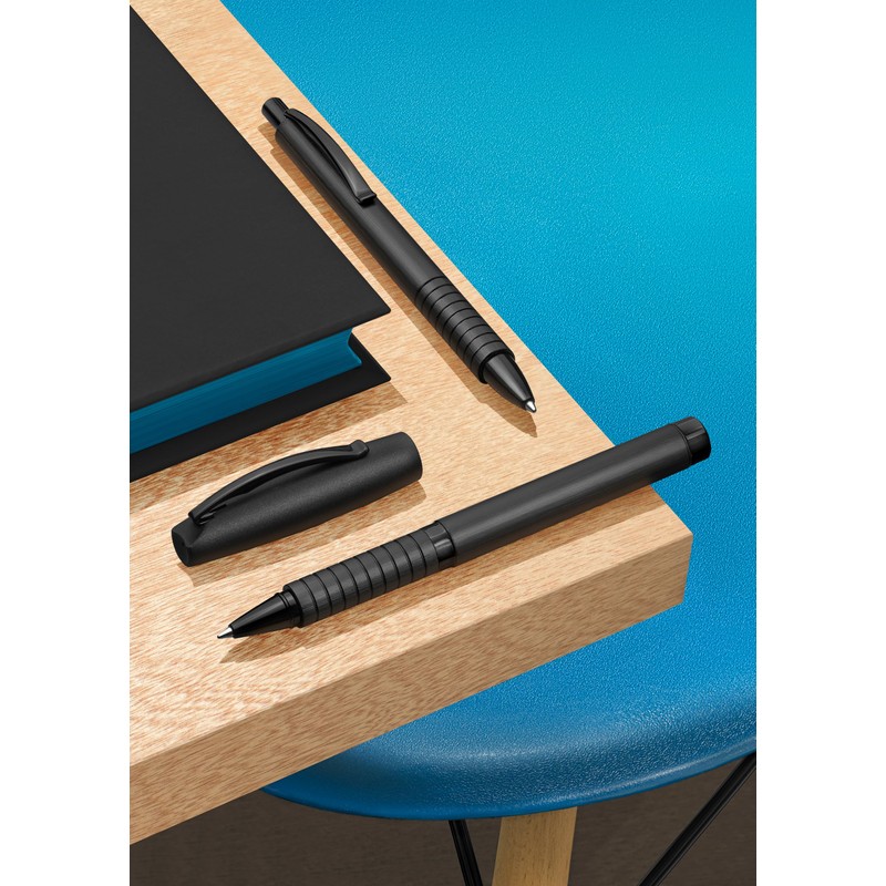 FABER-CASTELL 202189 - Set regalo Essentio alluminio nero, con penna