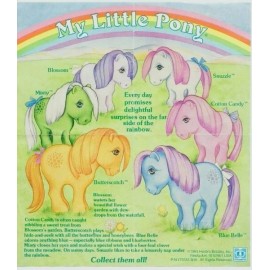 UNBRANDED Vintage My Little Pony Toy Ad Reproduction Print Advertising 17x12