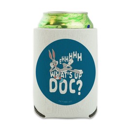 Bugs Bunny What's Up Doc? Can Cooler - Drink Sleeve Hugger Collapsible Insulator - Beverage Insulated Holder