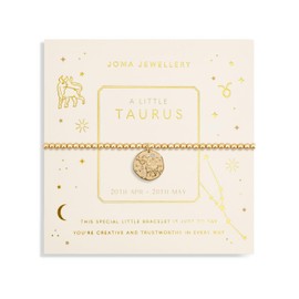 Joma Jewellery STAR SIGN A LITTLE TAURUS Gold Plated Bracelet in 17.5 cm stretch