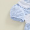 Toddler Baby Girl Sailboat Outfit Smocked Dresses Doll Collar Dress