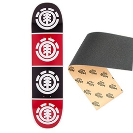 Element Skateboard Deck Team Quadrant 8.0 Mob Black Grip