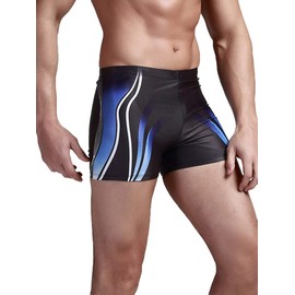 MinYong Men's Square Leg Swimsuit Athletic Swimwear Briefs Swim Jammer