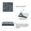 uxcell 24pcs Furniture Pads Square 3/4" Self-stick Non-slip Anti-scratch Felt