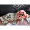 GIEN Tulip 1701B6A5 Small Plate, Canape Plate, Diameter 6.5 x